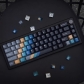 Record Gradient 104+25 Full PBT Dye Sublimation Keycaps Set Side Legends for Cherry MX Mechanical Gaming Keyboard